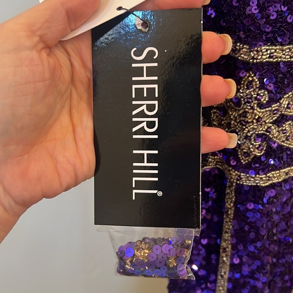 Spectacular Sherry Hill beaded dress size 6 new with tags. - Picture 6 of 7